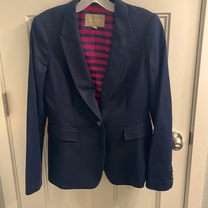 2 button navy blazer